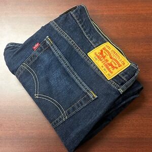Levis 541 Athletic Taper Jeans Mens 36x30 Dark Wash Indigo Denim Blue Pants